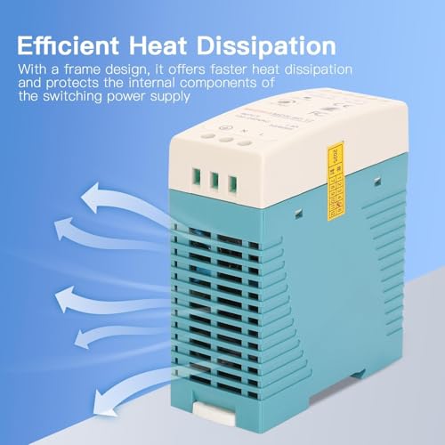 MAKERELE MDR 24V AC to DC DIN Rail Power Supply 60W - style: 60W-24V