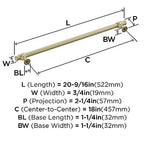 Open Box - Amerock BP54066BBZ - Pulls Cabinet Hardware