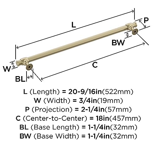 Open Box - Amerock BP54066BBZ - Pulls Cabinet Hardware