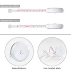 DiCUNO 10-Pack Soft Retractable Measuring Tape, 60-Inch 1.5 Meter, 10Colors - color: 10 Colors