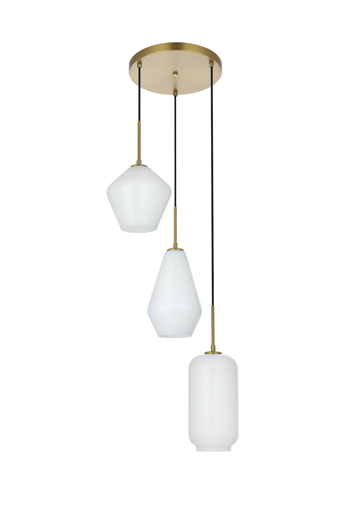 Open Box - Elegant Lighting LD2269BK - Pendants Indoor Lighting