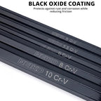 NEIKO 01100A Metric Allen Wrench Set, 13 Piece Ball End Hex Key Set, Long Allen Keys 1.27mm to 10mm Hex Wrench Set for Bike Bicycle Repair, Black Oxide Chrome Vanadium, Hanging Storage Case - size: Metric - 13pc