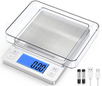 BOMATA 0.01g Small Digital Gram Scale, Upgraded 1kg Jewelry Scale - size: 0.01g/1kg Silver