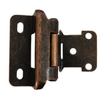 Cabinet Hinge Cabinet Body Spring Hinge Cabinet Door Hinge Part Warped 1/2 inch Embedded self Closing Hinge 4 Pack Oil Rubbed Bronze