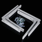 SAYAYO Wall Shelf Bracket White, 6 X 5 Inch Heavy Duty L Bracket for Wood - color: White, size: 6 x 5 Inch (4 PCS)