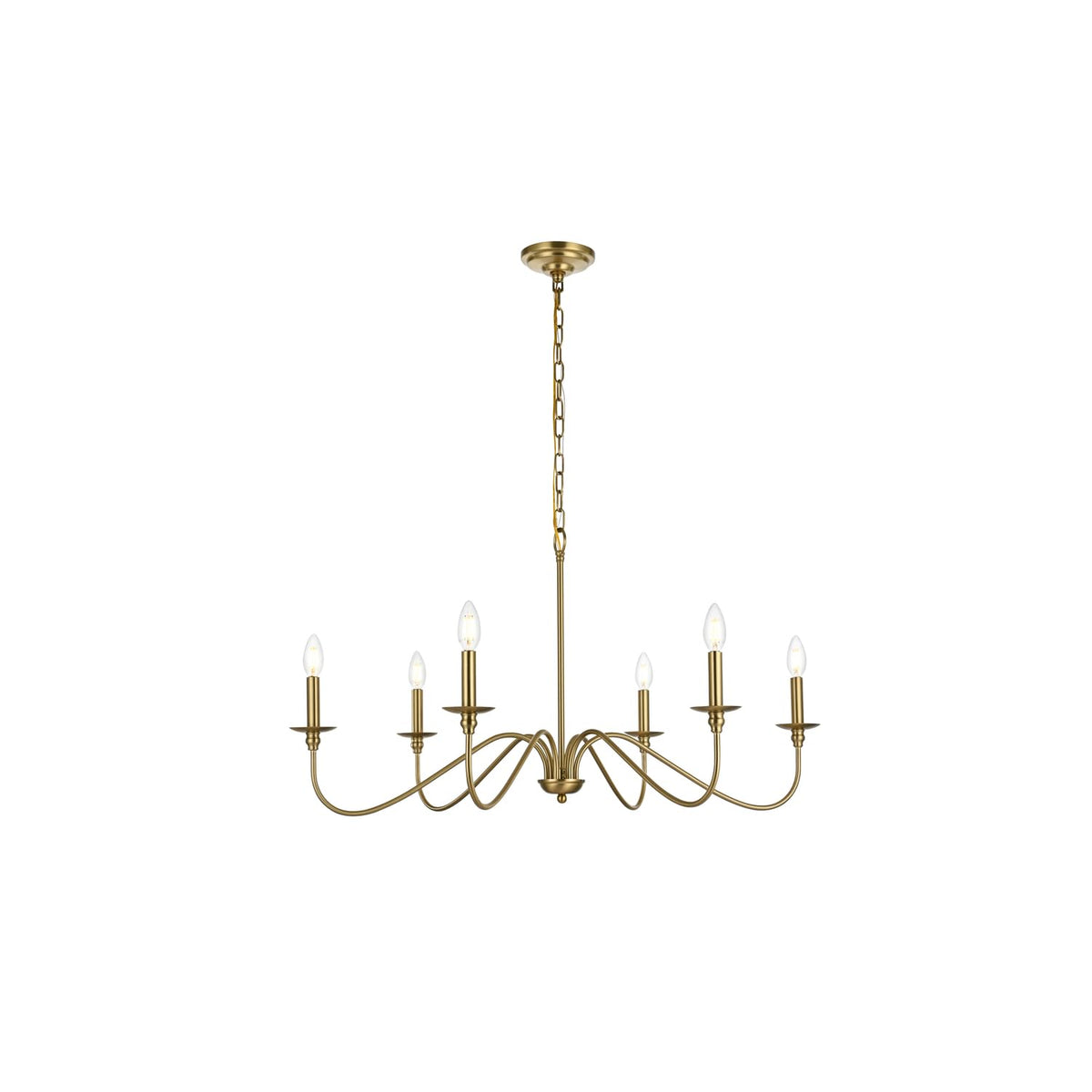 Open Box - Elegant Lighting LD5006D36SG - Chandeliers Indoor Lighting