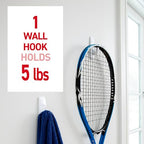 Command Large Utility Hooks, 7-Hooks, 12-Strips, Organize Damage-Free - size: 1 Pack, style: 1 Pack