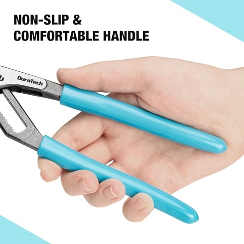 DURATECH 8-Inch Water Pump Pliers, Quick-Adjust Groove Joint Pliers - style: 8"