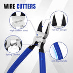 6" Wire Cutters for Crafting Floral Wire Clipper Snips - 10 Pack - color: 6"- 10 Pack