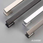 Alzassbg Polished Chrome Cabinet Pulls and Handles 10 Pack, AL3061CP - color: Polished Chrome, size: 3-3/4" Hole Center
