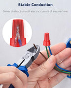 Vibit 50 Pcs Wire Nuts Wire Caps Electrical Connectors Spring 10-22 AWG - size: 50 Pcs