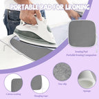 QUKLOGEN Sublimation Shirts Tool Kits with Portable mat for Ironing - color: Purple C