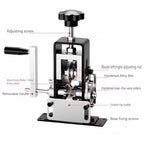 cjc Wire Stripper Machine, for 0.06"-1" Scrap Wires Hand Crank Wire Stripping Machine (Drillable), 3-Channels Wire Peeling Tool for Efficient Copper Cable Stripping, 2 x Spare Blades