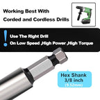 1-1/2" X 11.8" Auger Bit for Wood, 38x300mm Hex Long Auger Drill Bit - size: 1-1/2" (38mm)diameter, style: 11.8 inch / 300mm Length