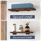 Starunder 6 Inch Floating Shelf Brackets,8 Pack L‑Shape Shelf Supports - size: 6 Inch