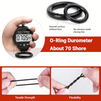 419 Pcs O-Ring O Rings Assortment Kit 32 Sizes Nitrile Rubber - style: 32 Size/419 Pcs