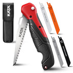 KATA 5-in-1 Folding Hand Saw with 4 Interchangeable Blades in Canvas Bag - color: 5in1
