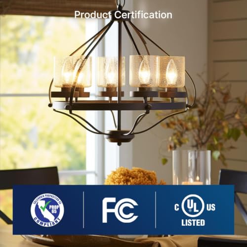 FLSNT 60W Equivalent LED Chandelier Light Bulbs, Dimmable LED B11 E12 Candelabra Base Bulbs, 3000K Warm White, 500LM, 96 Pack - color: 3000k Warm White, size: 96 Count (Pack of 1)
