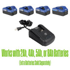 Westinghouse W24V2AMP 24 Volt 2.2 Amp Fast Charger, 120V, Universal 24V Lithium-ion Battery Charger, Compatible with Westinghouse 24V Batteries (W24V2AH, W24V4AH, W24V5AH, W24V8AH 24V) - style: Single Port Fast Charger