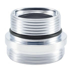 Faucet Aerator Adapter, M18.5 Male to 55/64" Male Adapter(M18.5-M22) - color: Silver, size: M18.5-M22