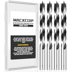 4Pcs 9MM Metric Brad Point Wood Drill Bit Set - size: 0.354" - 4pcs