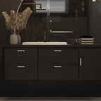 Ravinte Brushed Nickel Cabinet Pulls Curved Drawer Handles 3 Inch 30 Pack - color: Brushed Nickel