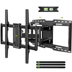 Full Motion TV Wall Mount for 55/65/75/85/86/90 inch TVs, Heavy Duty Sliding Bracket with Tool-Free Tilt up to 150 lbs, Wall Mount with Dual Articulating Arms, VESA 600x400mm, 12-24" Studs-USX MOUNT - size: 42-97inch