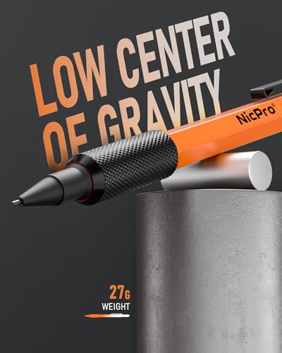 Nicpro MP2000 1.3mm Metal Mechanical Pencil Set with Case (Orange) - style: 1 Pack (Orange)