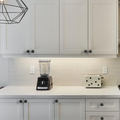 Asidrama Matte Black Kitchen Cabinet Knobs,10 Pack - color: Matte Black, size: Single Hole Knob