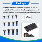60 Pcs Red Dot Screw Kit, for Compatibility Across red dot Makes