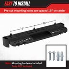 Stalwart Wall Mount Hand Tool Organizer with 61 Holes and 4 Hooks