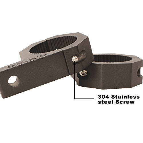 House Tuning Roll Bar Mount Clamp, 2.0 in Tube Clamp for Light Bar (2 Pcs) - size: 2.0"
