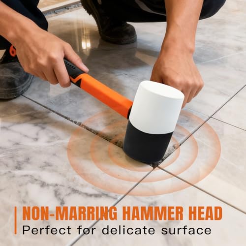 Rubber Mallet Hammer Flooring Mallets 32oz - size: 32 oz