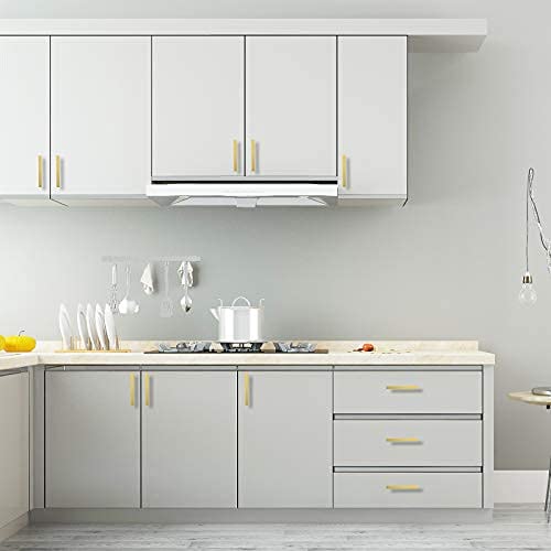 Goldenwarm 25 Pack Cabinet Knobs Gold Drawer Knobs - color: Gold, size: Single Hole Knob