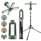 SakerNeo 20000mAh Rechargeable Camping Light with Stand,Portable Work Light - style: GREEN