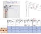 Automatic Door Closer Medium Size for Home & Commercial, Heavy Duty No Slam Mechanism, Silver - size: Medium, style: Silver