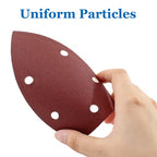25 Pcs Mouse Detail Sander Sandpaper, 180 Grit, 5 Hole - size: 180 Grit - 25 Pcs