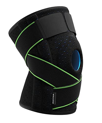 Bodyprox Knee Brace with Side Stabilizers & Patella Gel Pad Support - size: Small/Medium