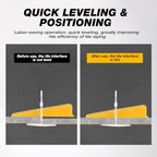 Tile Leveling System with Tile Plier - 600-Piece Tile Spacers Clips