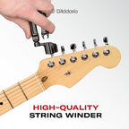 D'Addario Pro-Winder Guitar String Winder Tool, White - color: White, style: Guitar