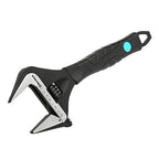 DURATECH 10-Inch Wide Jaw Adjustable Wrench - color: Black, size: 10-Inch
