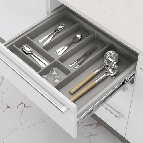 LONTAN 1 Pair Side Mount Drawer Slides 24 Inch Heavy Duty Cabinet Rails - color: Silver, size: 24 Inch - Drawer Slide