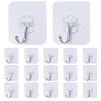 Bivethoi Self-Adhesive Hooks, 20 Pack, 2.36 inch - size: Medium hook