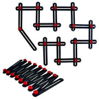 WiseWater 16-Sided Multi Angle Measuring Ruler, Aluminum Alloy Angle Finder