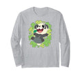 Pokémon - Pancham Shamrocks Collage Long Sleeve T-Shirt