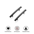 Ravinte Matte Black Cabinet Pulls Curved Drawer Handles, 3 Inch CC, 30 Pack - color: Black