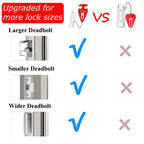 Portable Door Lock for Travel, No-Drill Hotel Security Lock -2 Pack - color: Lock 2Pack