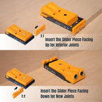 POWERTEC 72495 Twin Pocket Hole Jig Kit for Woodworking - Pocket Hole Screw Jig w/Drill Bit, Driver Bit, Hex Key, Stop Collar & 200 PK Pocket Hole Screws, Pan-Head, #2 Square Drive, 1" Coarse Thread - style: TwinPocket Hole Jig Kit w/ 1" Screws (200PK)