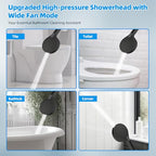 Hibbent All Metal cUPC Certified High Pressure Rainfall 10'' Shower Head - color: Oil Rubbed Bronze, style: Square 10''