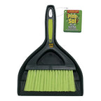 Pine-Sol Mini Dustpan and Brush Set | Nesting Snap-On Design | Portable,Compact Dust Pan and Hand Broom for Cleaning,Green,(Pack of 12) - size: (Pack of 12)